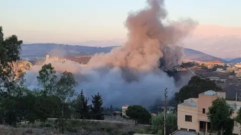 Israeli Airstrikes Strike Southern Lebanon