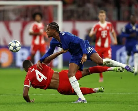 Chelsea's manager rages when Bayern Munich center-back Jonathan Tah avoids red card in Champions League setback