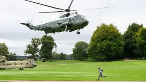 The US President Rerouted and Compelled to Swap Aircraft En Route to Stansted